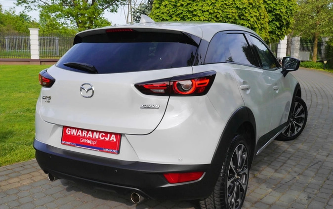 Mazda CX-3 cena 78900 przebieg: 116000, rok produkcji 2019 z Biała Podlaska małe 781